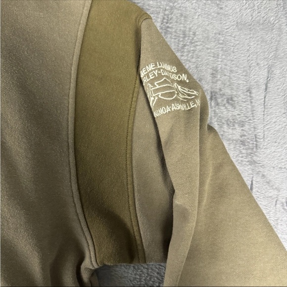 Harley-Davidson Khaki Men's Crewneck Sweater - Picture 3 of 7